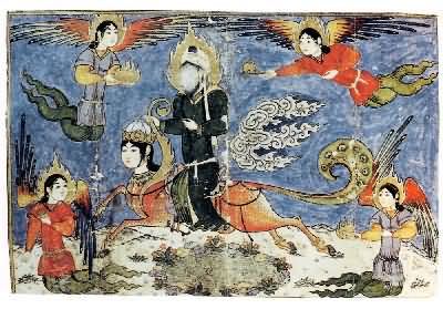 AllegoricalsceneofMohammedridingBur